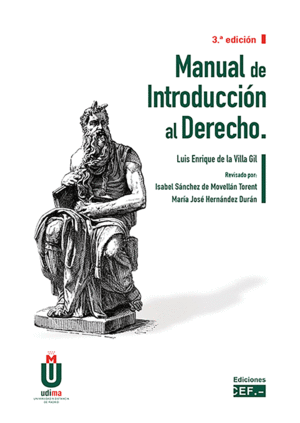 MANUAL DE INTRODUCCIÓN AL DERECHO. 3ª ED.
