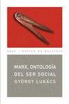 MARX, ONTOLOGÍA DEL SER SOCIAL