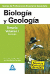 CUERPO DE PROFESORES DE ENSEÑANZA SECUNDARIA. BIOLOGÍA Y GEOLOGÍA. TEMARIO VOLUMEN I. 2012