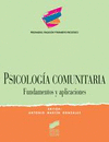 PSICOLOGÍA COMUNITARIA. FUNDAMENTOS Y APLICACIONES