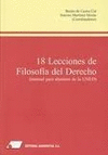 18 LECCIONES DE FILOSOFÍA DEL DERECHO