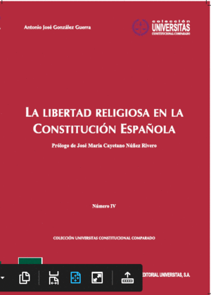 LA LIBERTAD RELIGIOSA EN LA CONSTITUCIÓN ESPAÑOLA