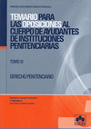 TOMO III. OPOSICIONES AL CUERPO DE AYUDANTES DE INSTITUCIONES PENITENCIARIAS.