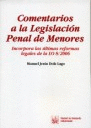 COMENTARIOS A LA LEGISLACIÓN PENAL DE MENORES