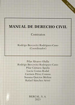 MANUAL DE DERECHO CIVIL. DERECHO PRIVADO Y DERECHO DE LA PERSONA. 8ª EDICIÓN 2021
