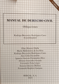 MANUAL DE DERECHO CIVIL. OBLIGACIONES. 6ª EDICIÓN 2024