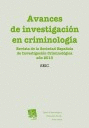 AVANCES DE INVESTIGACIÓN CRIMINOLÓGICA