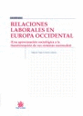 RELACIONES LABORALES EN EUROPA OCCIDENTAL