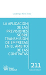 LA APLICACIÓN DE LAS PREVISIONES SOBRE TRANSMISIÓN DE EMPRESAS EN EL ÁMBITO DE LAS CONTRATAS