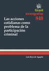 LAS ACCIONES COTIDIANAS COMO PROBLEMA DE LA PARTICIPACIÓN CRIMINAL
