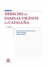 DERECHO DE FAMILIA VIGENTE EN CATALUÑA. 3ª ED