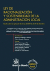 LEY DE RACIONALIZACIÓN Y SOSENIBILIDAD DE LA ADMINITRACIÓN LOCAL