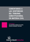 COMENTARIOS A LAS SENTENCIAS DEL TRIBUNAL CONSTITUCIONAL EN MATERIAL CIVIL