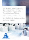 LEY 39/2015, DEL PROCEDIMIENTO ADMINISTRATIVO COMÚN DE LAS ADMINISTRACIONES PÚBLICAS