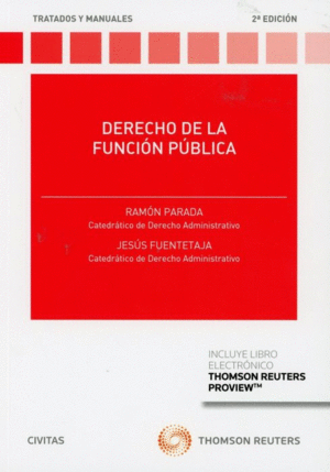 DERECHO DE LA FUNCIÓN PÚBLICA. 2ª ED.