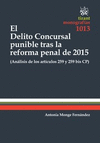 EL DELITO CONCURSAL PUNIBLE TRAS LA REFORMA PENAL DE 2015