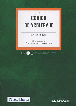 CÓDIGO DE ARBITRAJE. 3ª ED.