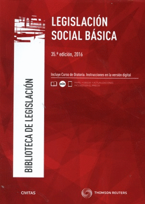 LEGISLACION SOCIAL BÁSICA. 35ª ED.