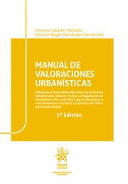 MANUAL DE VALORACIONES URBANÍSTICAS. 2ª ED.
