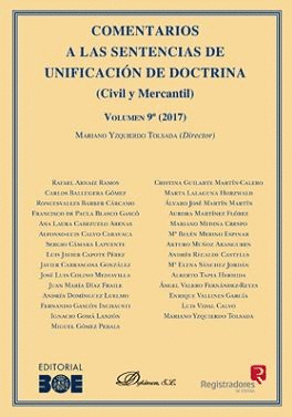 COMENTARIOS A LAS SENTENCIAS DE UNIFICACION DE DOCTRINA VOL.9 (2017)