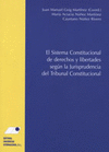 EL SISTEMA CONSTITUCIONAL DE DERECHOS Y LIBERTADES SEGÚN LA JURISPRUDENCIA TRIBUNAL CONSTITUCIONAL
