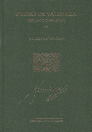 OBRAS COMPLETAS PEDRO VALENCIA. VOL. VIII