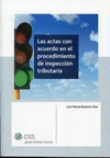 LAS ACTAS CON ACUERDO EN EL PROCEDIMIENTO DE INSPECCIÓN TRIBUTARIA