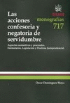 LAS ACCIONES CONFESORIA Y NEGATORIA DE SERVIDUMBRE