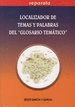 SEPARATA. LOCALIZADOR DE TEMAS Y PALABRAS DEL 