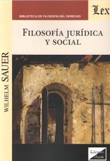 FILOSOFIA JURIDICA Y SOCIAL