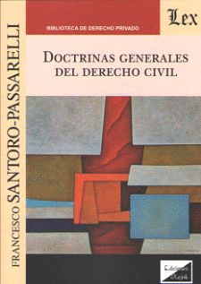 DOCTRINAS GENERALES DEL DERECHO CIVIL