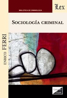 SOCIOLOGÍA CRIMINAL