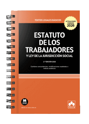 ESTATUTO DE LOS TRABAJADORES Y LEY DE LA JURISDICCIÓN SOCIAL - ENCUADERNACIÓN CON ESPIRAL
