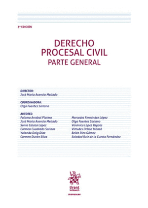 DERECHO PROCESAL CIVIL. PARTE GENERAL (3ª EDICIÓN)