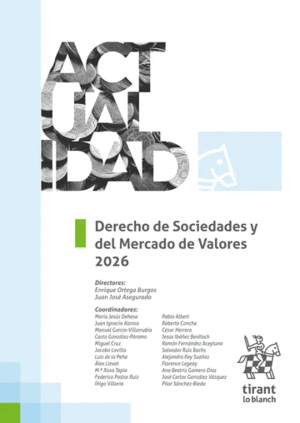 DERECHO DE SOCIEDADES Y DEL MERCADO DE VALORES 2026