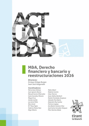 M&A, DERECHO FINANCIERO Y BANCARIO Y REESTRUCTURACIONES 2026