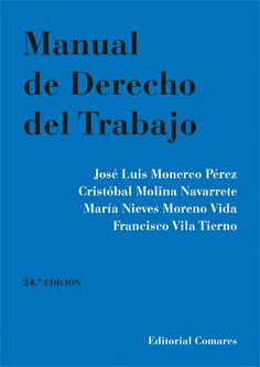 MANUAL DE DERECHO DEL TRABAJO. 24ª ED.