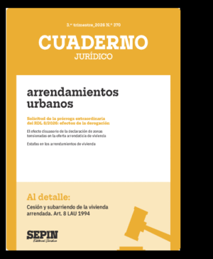 CESIÓN Y SUBARRIENDO DE LA VIVIENDA ARRENDADA. ART. 8 LAU 1994