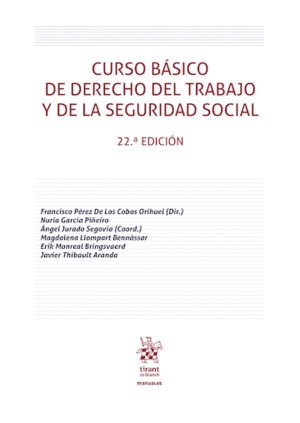 CURSO BÁSICO DE DERECHO DEL TRABAJO Y DE LA SEGURIDAD SOCIAL. 22ª EDICIÓN
