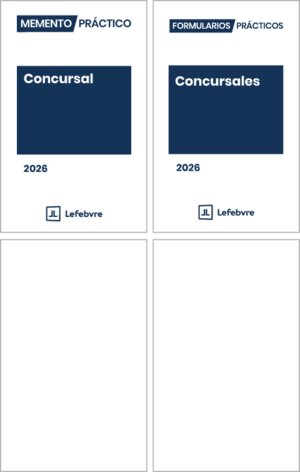 PACK MEMENTO CONCURSAL 2026 Y FORMULARIOS CONCURSALES 2026