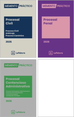 PACK MEMENTO PROCESAL CIVIL 2026 + MEMENTO PROCESAL PENAL 2026 + MEMENTO PROCESAL CONTENCIOSO-ADMINISTRATIVO 2026