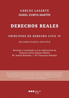 PRINCIPIOS DE DERECHO CIVIL IV. DERECHOS REALES. 14ª ED.