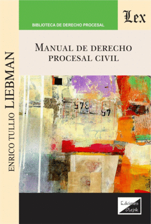 MANUAL DE DERECHO PROCESAL CIVIL